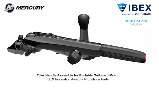 Mercury Marine Tiller Handle Assembly For Portable Outboard Motors Wins