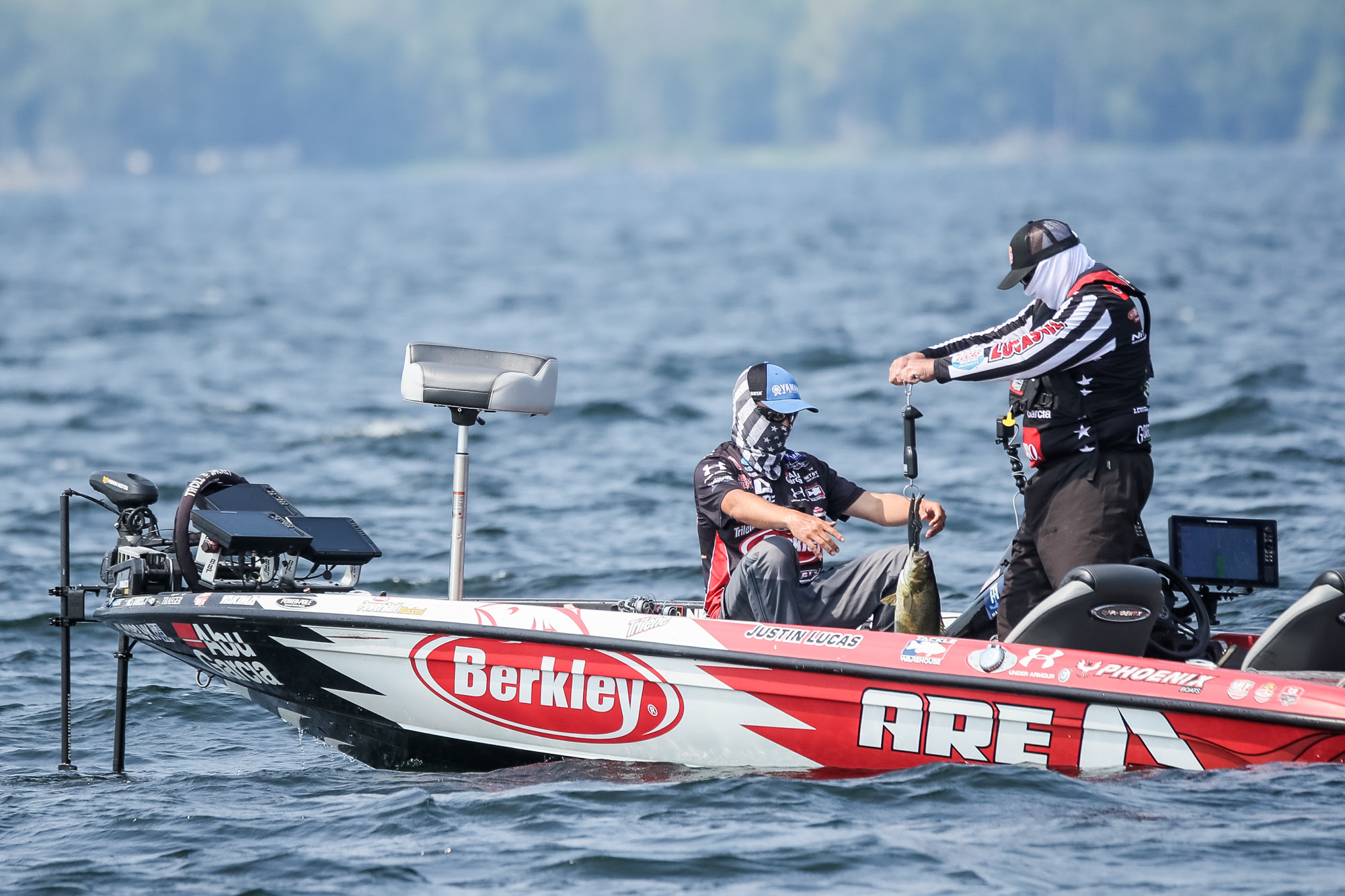 Justin Lucas Grabs Early Group B Lead at MLF Bass Pro Tour Toyota Stage Six  at Lake Champlain Presented by Googan Baits