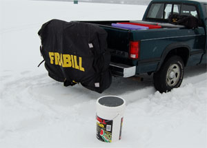 FRABILL Ice Shelter Transport Cover, Transport Cover for Ice Fishing  Shelters