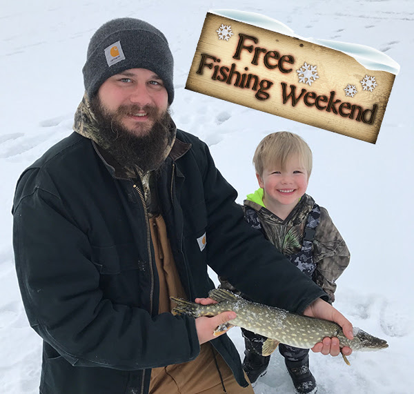 Michigan Free Fishing Weekend February 16th17th IceFishingFIRST