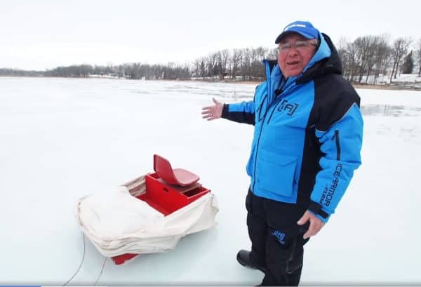 A Recent Day of Ice Fishing with Dave Genz on Lake of the Woods