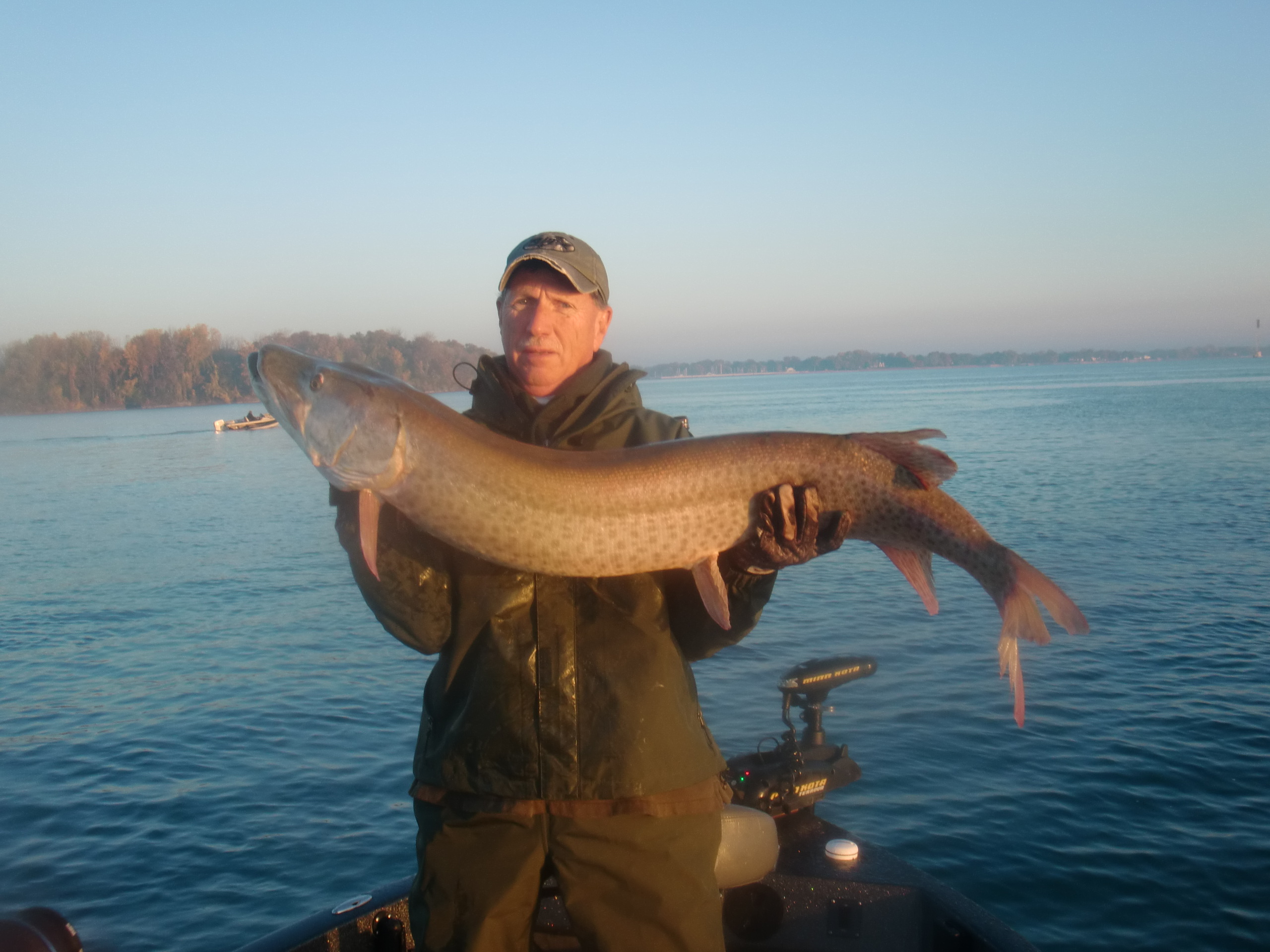 Big muskie caught on Lake St Clair in CITY X, ON on 10/21/2012 ...