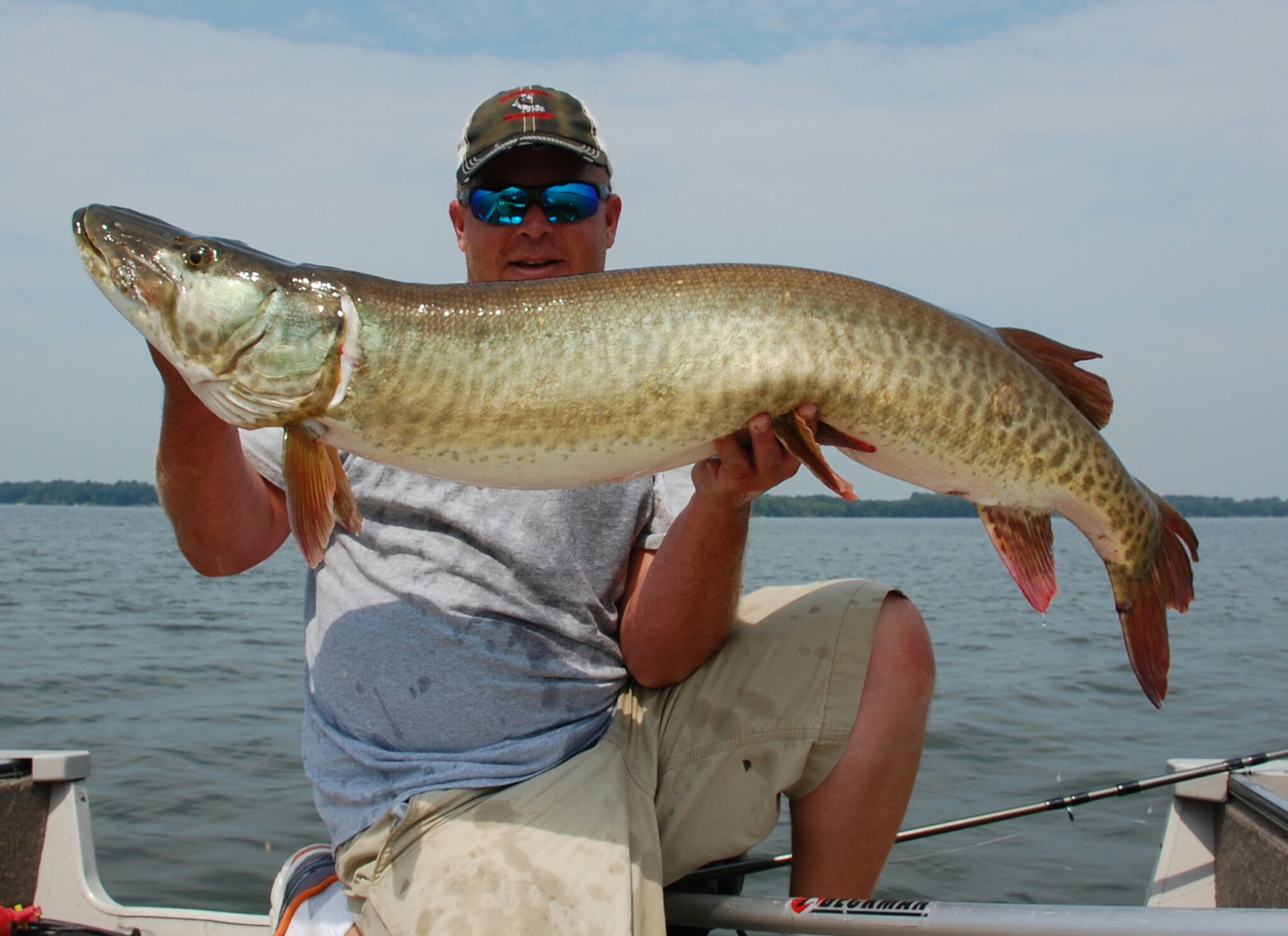 Big muskie caught on Lake X in Madison, WI on 7/7/2013 | MuskieFIRST