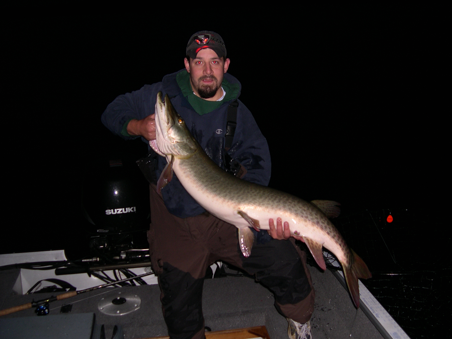 Big muskie caught on Lake in MN on