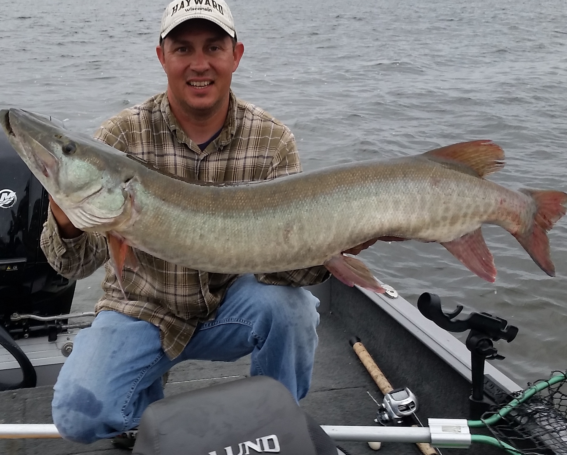 Big muskie caught on Lake of the Woods in City X, ON on 8/22/2015 ...