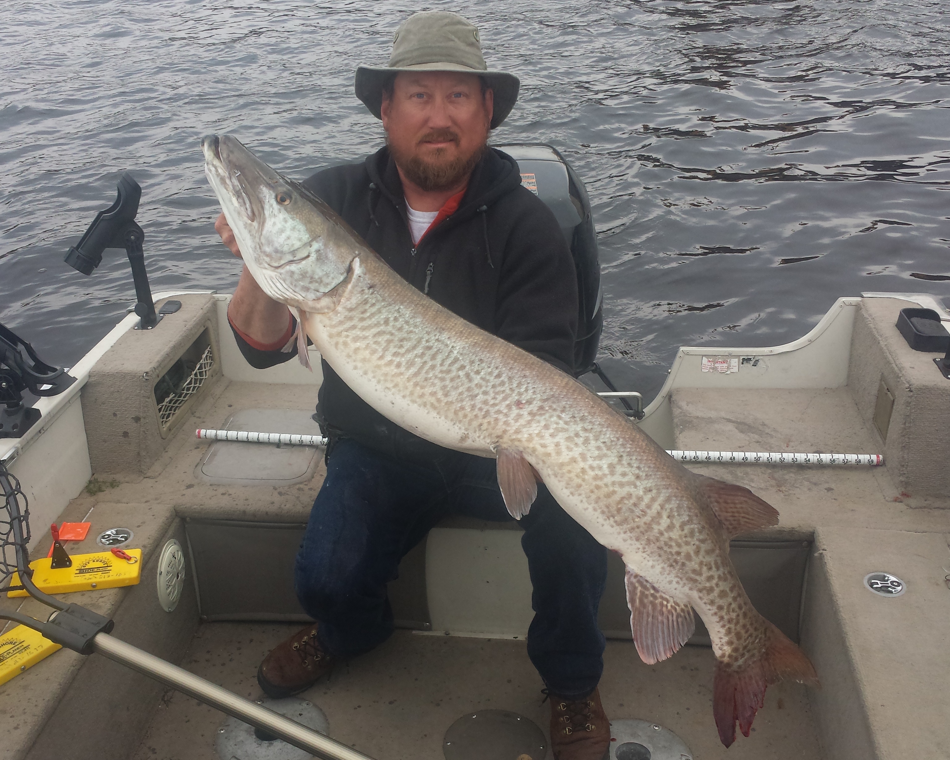 Big muskie caught on Lake Michigan - Green Bay in Green Bay, WI on 5/25 ...