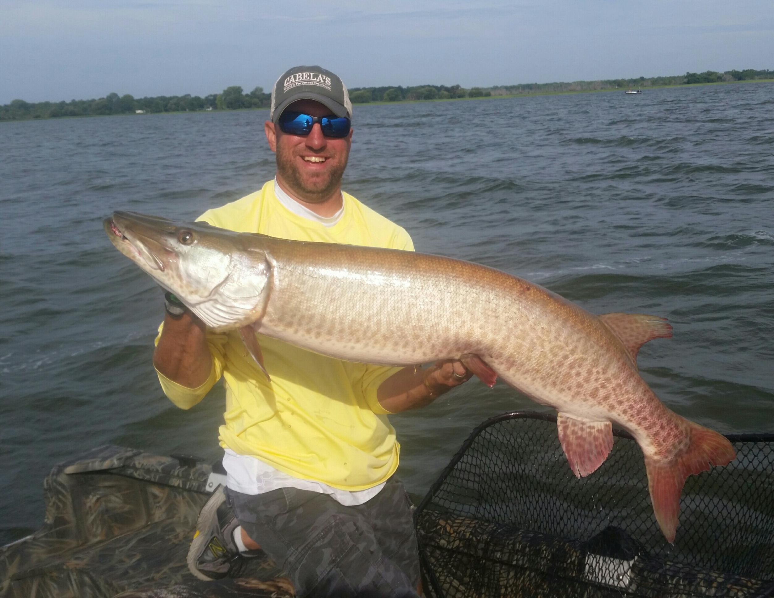 Big muskie caught on Lake Michigan - Green Bay in City X, WI on 9/5 ...