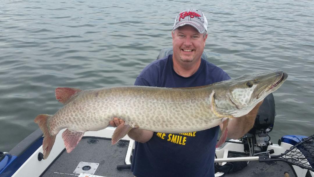 Big muskie caught on Lake Michigan - Green Bay in Green Bay, WI on 9/2 ...