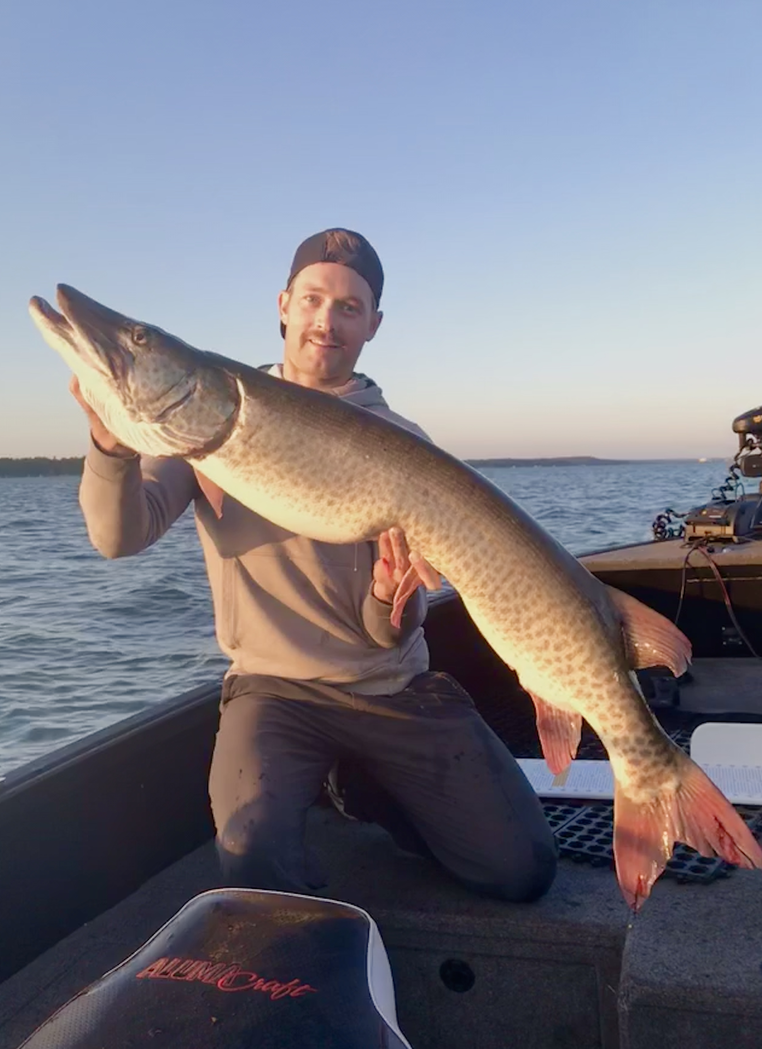 51 inch muskie on Lake X in Minnesota on 07/27/2019 MuskieFIRST