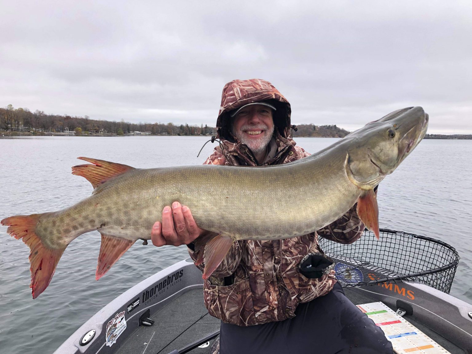 46 inch muskie on Lake X in Minnesota on 10/24/2019 | MuskieFIRST