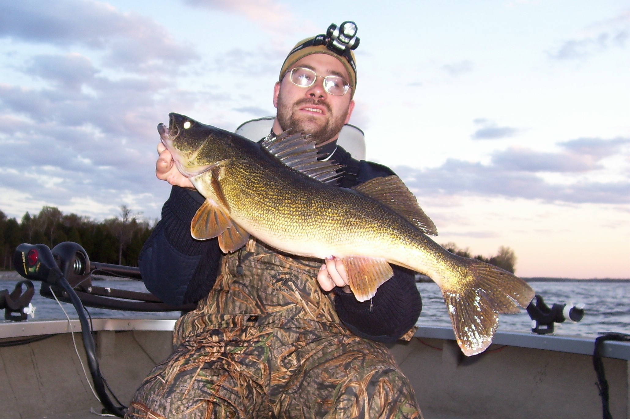 Big Walleye Caught On Lake Michigan - Green Bay In Sturgeon Bay, Wi On 