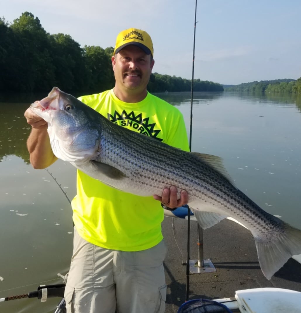 Big, Tennessee Stripers with Richard James of James Gang Trophy
